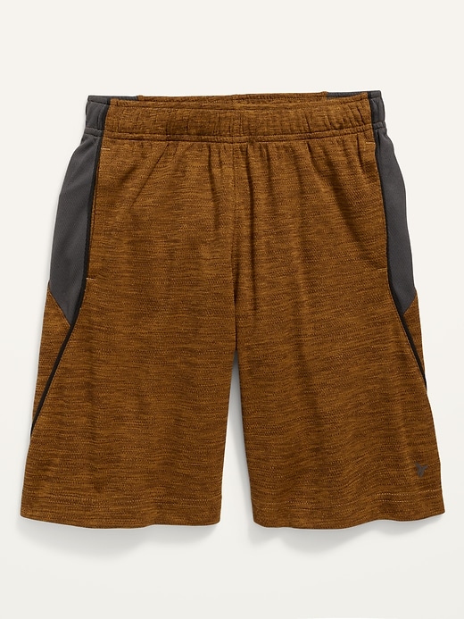 View large product image 1 of 2. Go-Dry Color-Blocked Mesh Shorts for Boys