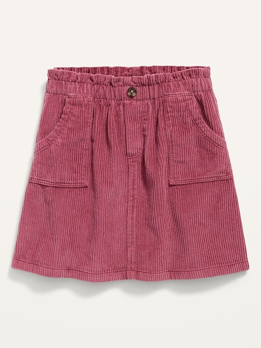 View large product image 1 of 1. Corduroy Utility Skirt for Toddler Girls