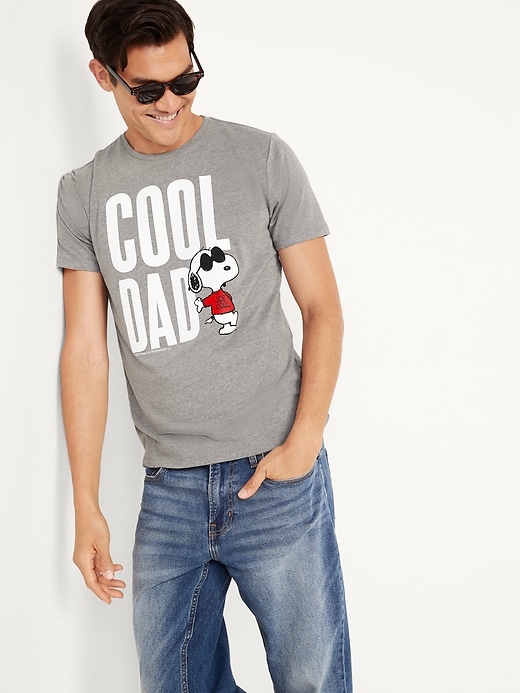 Image number 3 showing, Peanuts® "Cool Dad" Matching Graphic T-Shirt for Men