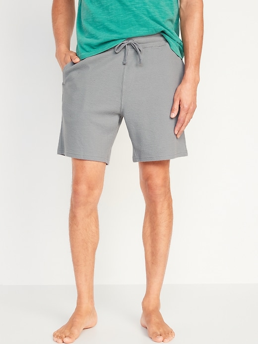 Old Navy FrenchRib Knit Pajama Shorts for Men 7.5inch inseam