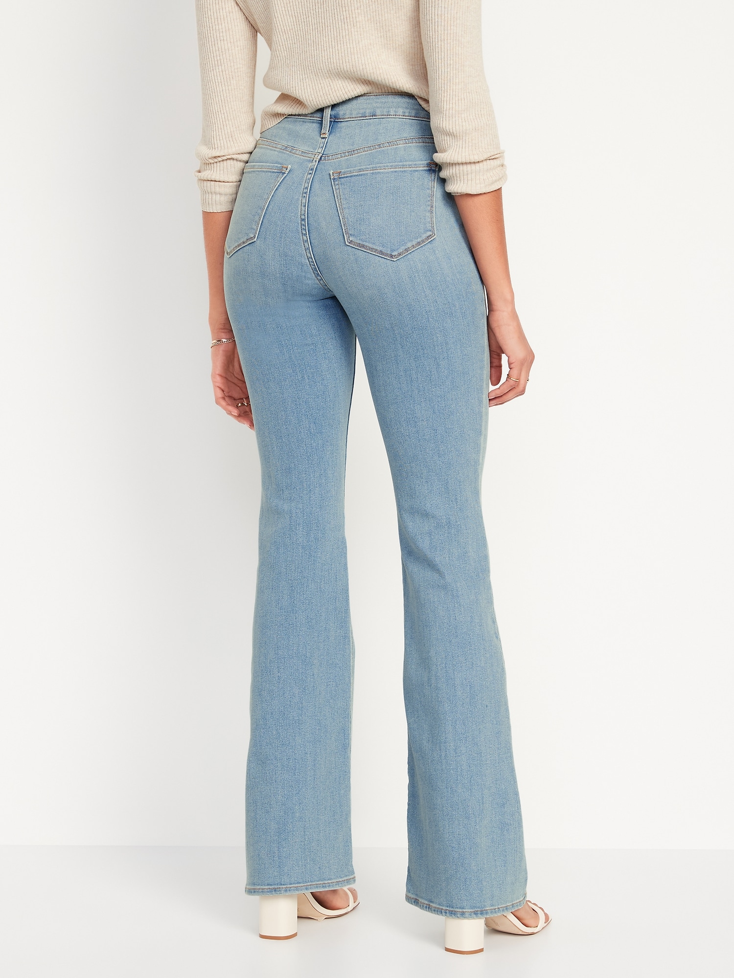 Old Navy The Flirt Trouser Jeans Flare Stretch  Flare jeans Trouser jeans  Flares