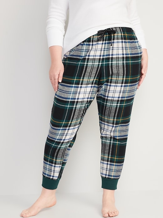 Old Navy Green Plaid Jogger Pajamas Pants Women's Size XS - beyond