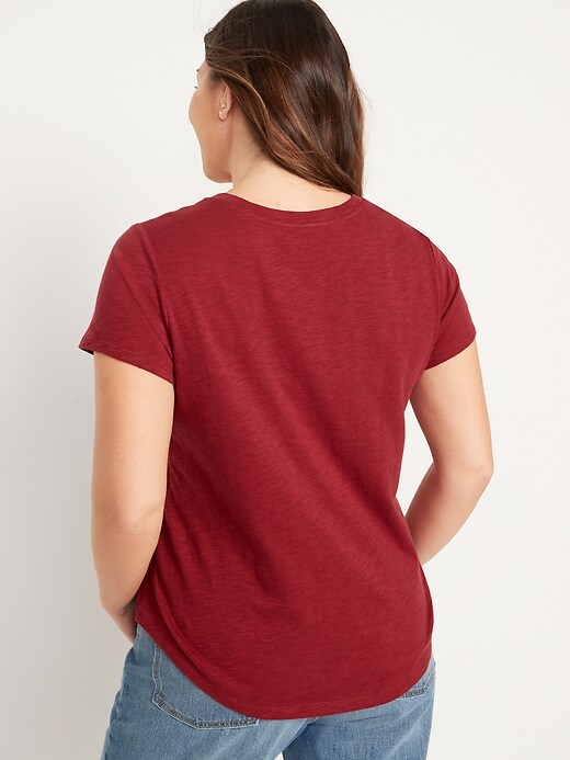 Image number 5 showing, EveryWear Slub-Knit T-Shirt for Women