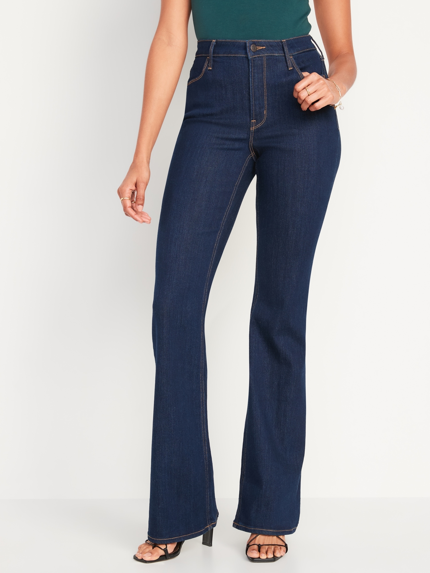 trussel Uheldig serie High-Waisted Wow Flare Jeans for Women | Old Navy