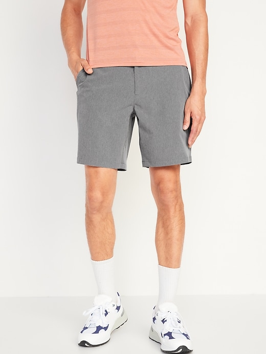 Image number 1 showing, Slim Go-Dry Shade StretchTech Shorts -- 8-inch inseam