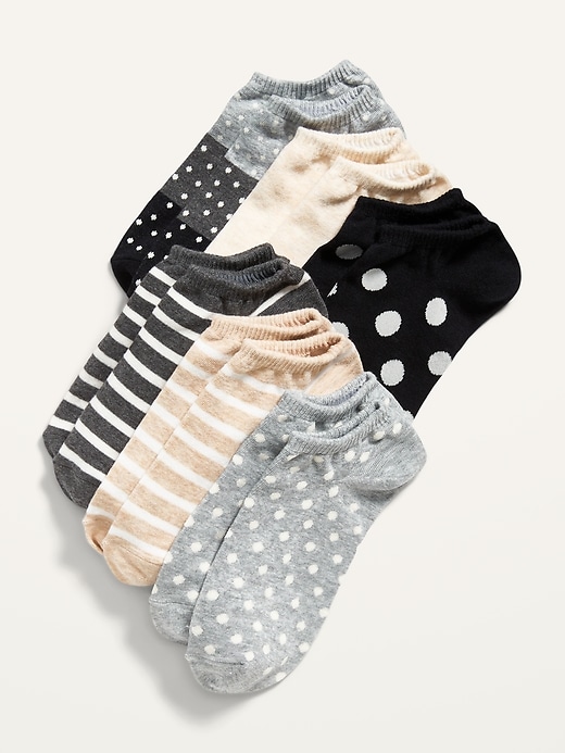 Old Navy Novelty Ankle Socks 6-Pack for Women. 1