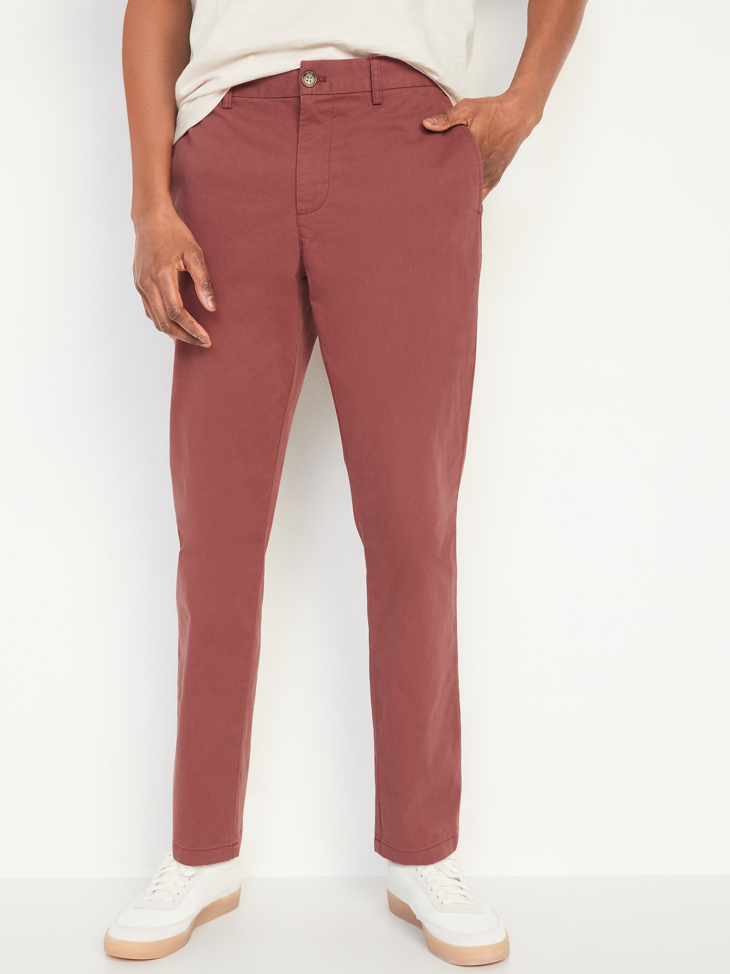 Buy STOP Maroon Women's Slim Fit Solid Stretch Pants