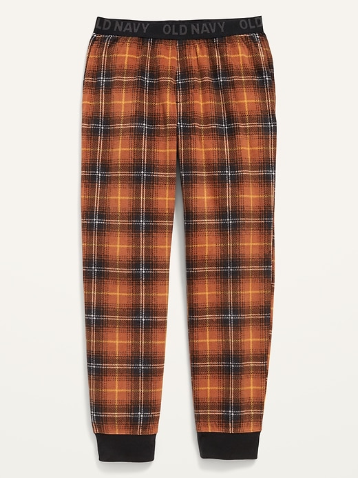 View large product image 1 of 1. Patterned Microfleece Pajama Jogger Pants for Boys