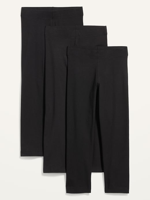 Image number 4 showing, High Waisted Cropped Leggings 3-Pack