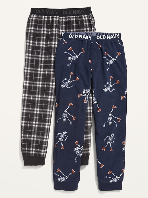 View large product image 1 of 1. Printed Micro Fleece Jogger Pajama Pants 2-Pack for Boys