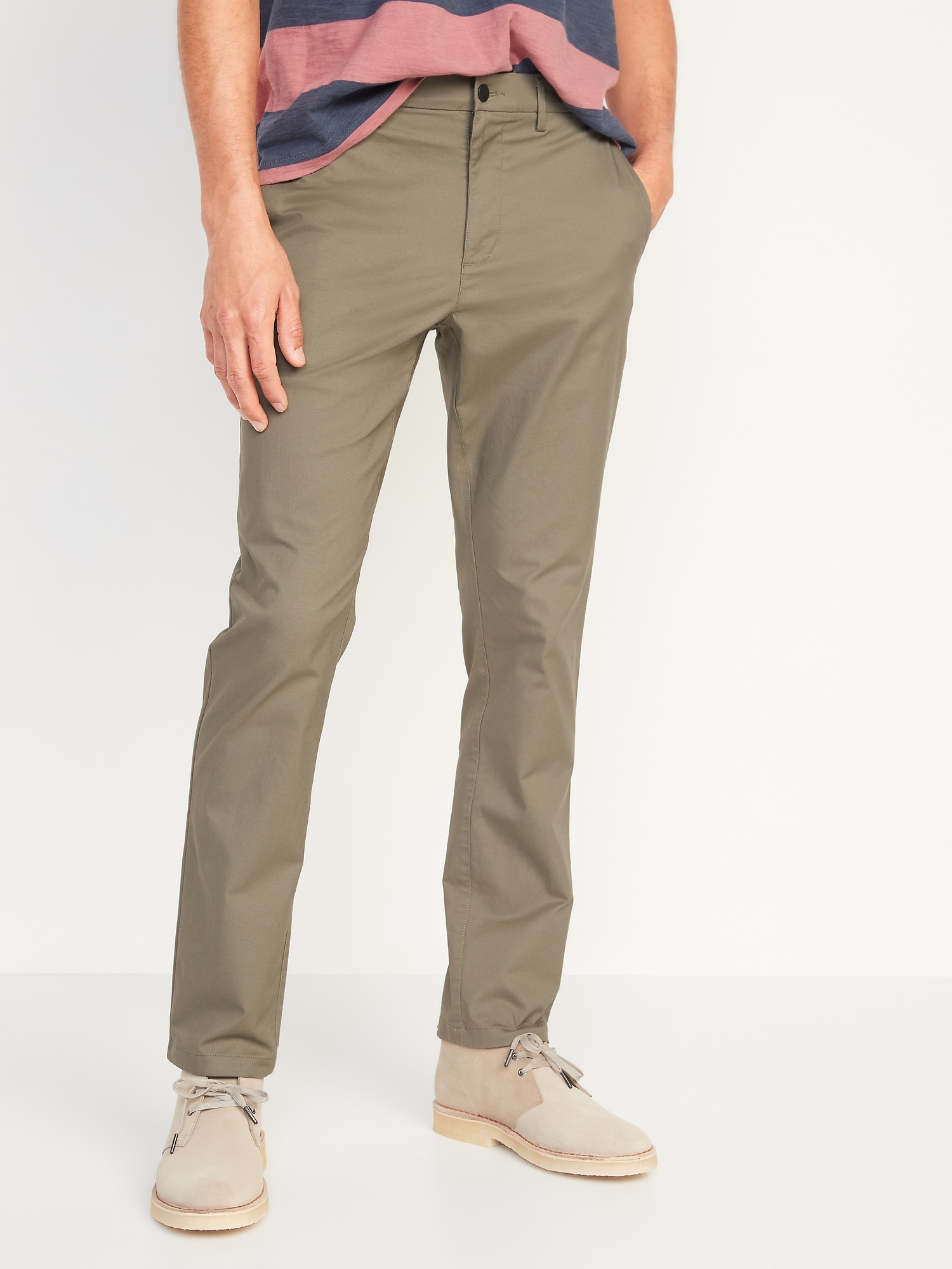 old navy flat front khakis