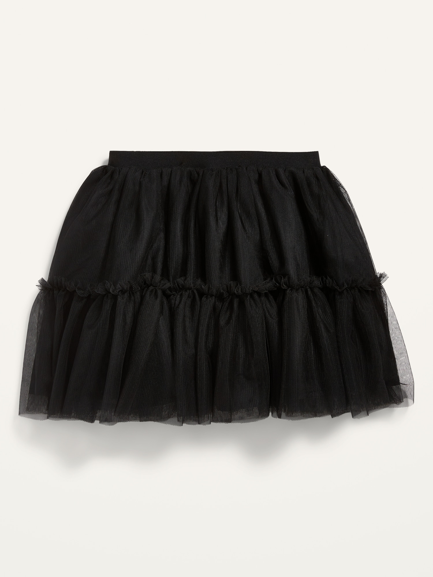 Old Navy Ruffle-Tiered Tulle Tutu Skirt for Toddler Girls black. 1