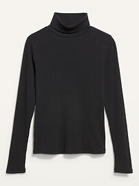 Rib-Knit Turtleneck Top for Women | Old 