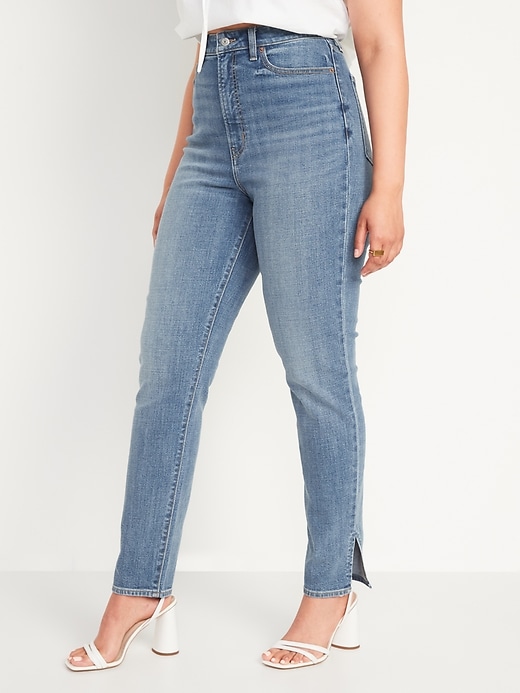 Image number 5 showing, Higher High-Waisted OG Straight Ankle Jeans