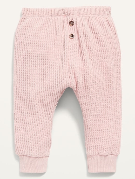 View large product image 1 of 1. Unisex Thermal-Knit Pull-On Jogger Pants for Baby