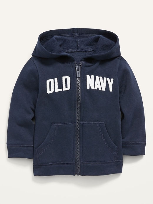 Image number 1 showing, Unisex Logo Zip-Front Hoodie for Baby