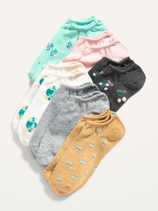 Old Navy Novelty Ankle Socks 6-Pack for Women. 12