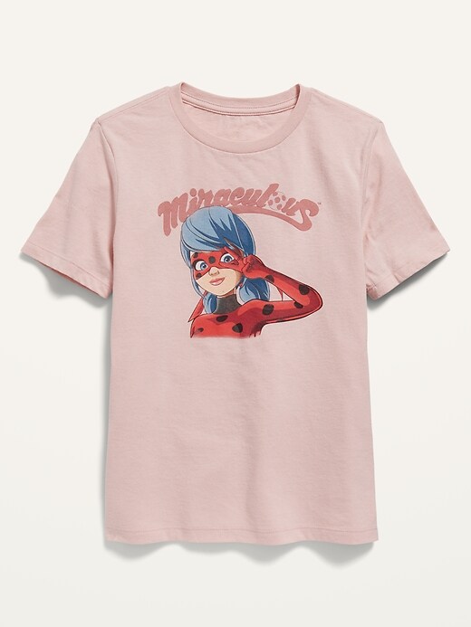 Miraculous™ Tales of Ladybug and Cat Noir Gender-Neutral Graphic T-Shirt for Kids