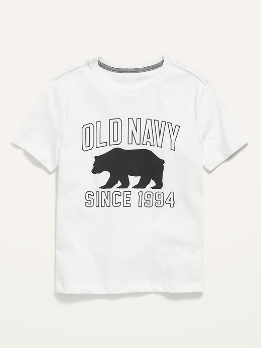 View large product image 1 of 1. Short-Sleeve Logo-Graphic T-Shirt for Boys