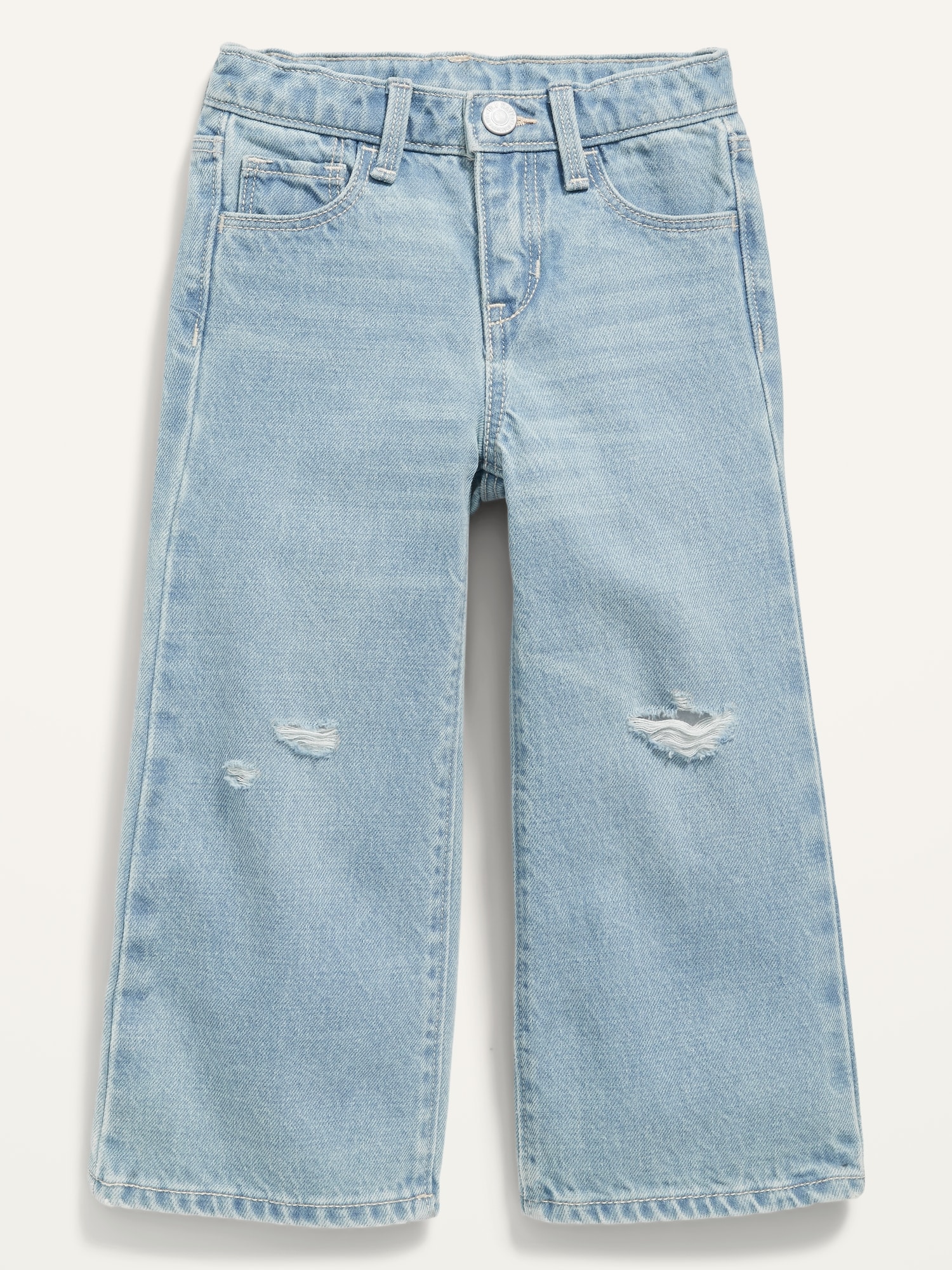 Slouchy Wide-Leg Jeans for Toddler Girls | Old Navy
