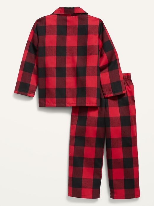 Image number 5 showing, Unisex Matching Print Pajama Set for Toddler & Baby