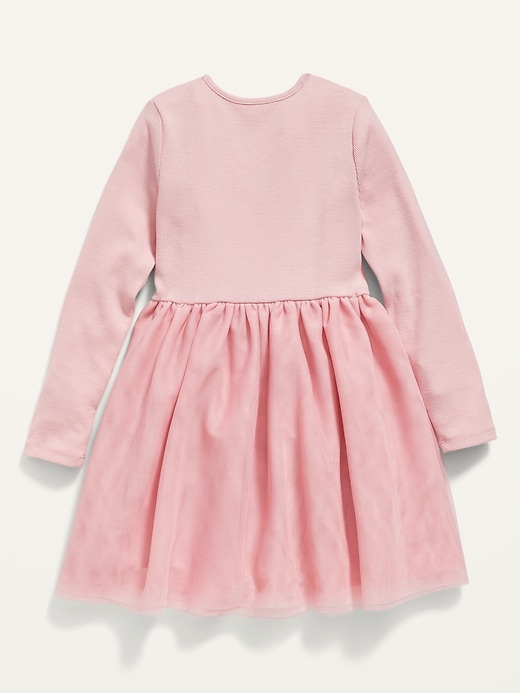 View large product image 2 of 3. Fit & Flare Wrap-Front Tutu Dress for Toddler Girls