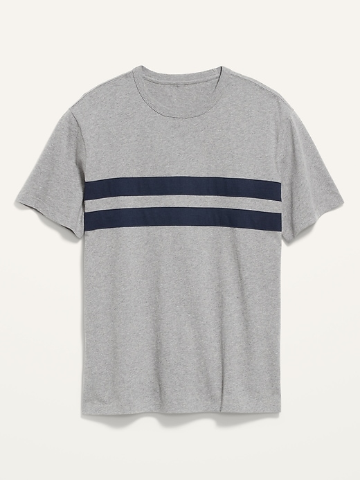 Image number 4 showing, Loose-Fit Chest-Stripe T-Shirt