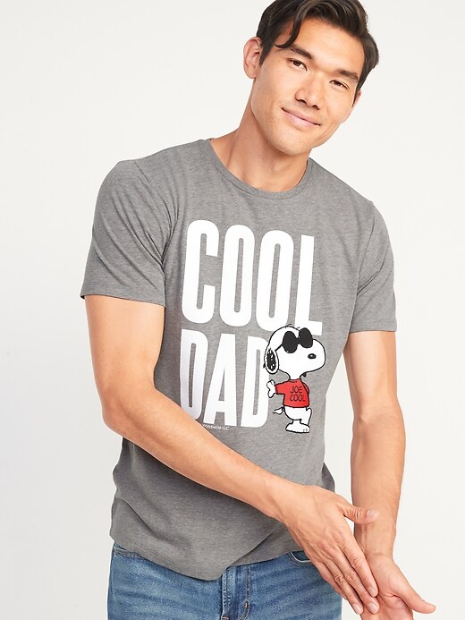 Image number 1 showing, Peanuts® "Cool Dad" Matching Graphic T-Shirt for Men