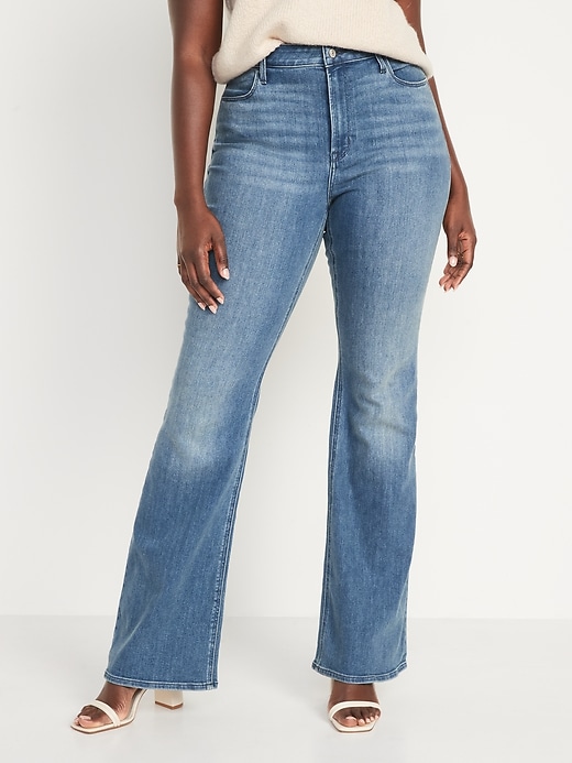 Image number 5 showing, High-Waisted Wow Flare Jeans for Women