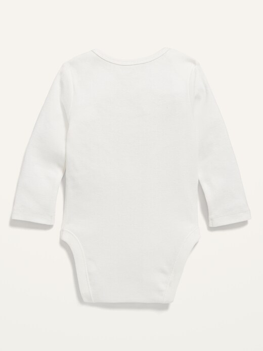 Unisex Long-Sleeve Logo Bodysuit for Baby