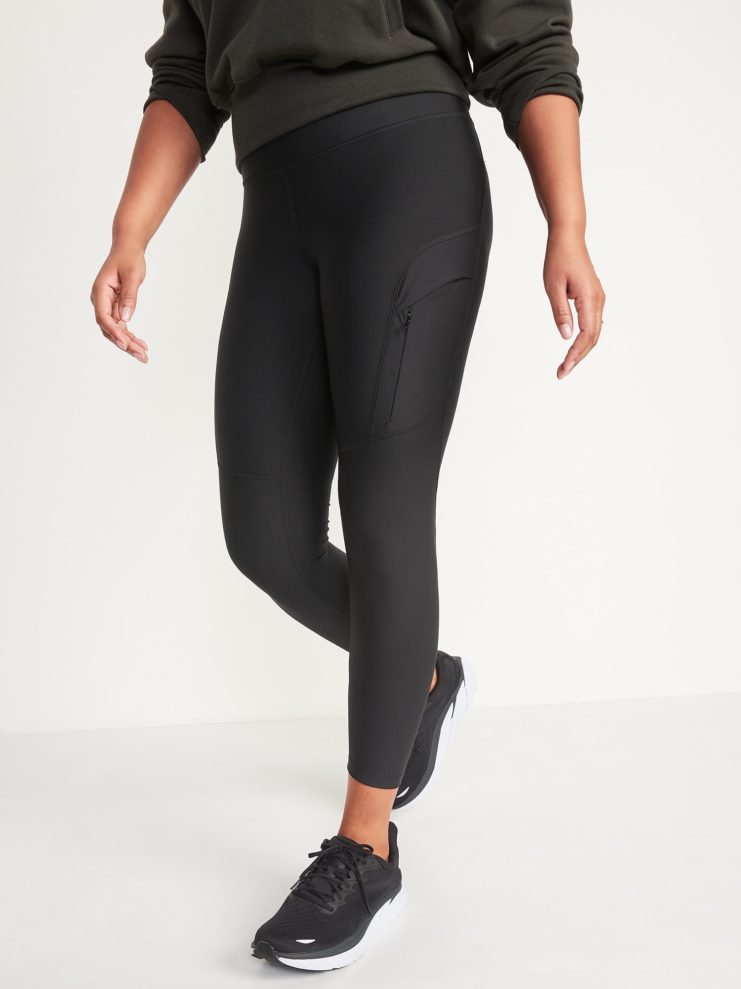 Old Navy - High-Waisted PowerSoft 7/8-Length Cargo Leggings for