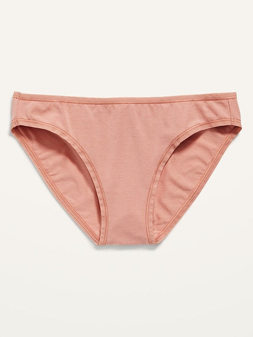 Image number 1 showing, Supima&#174 Cotton-Blend Bikini Underwear