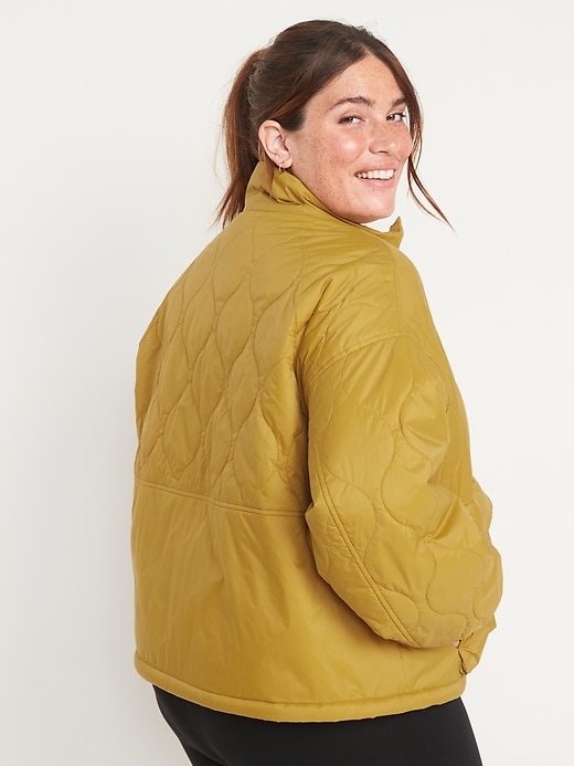 Image number 8 showing, Packable Oversized Water-Resistant Quilted Jacket