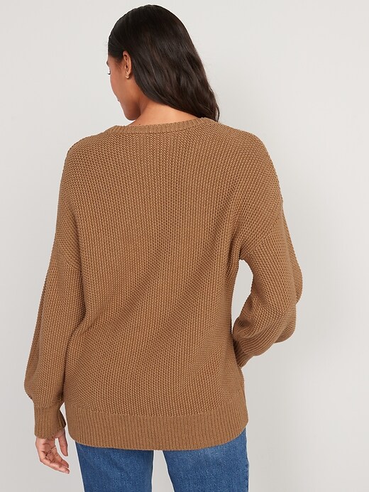 Old Navy Camel Knit Tunic Sweater popular