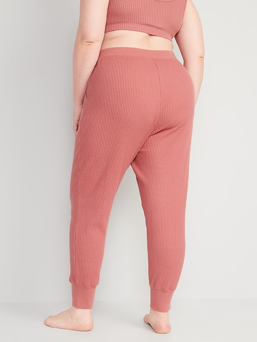 HighWaisted WaffleKnit Pajama Jogger Pants for Women Old Navy