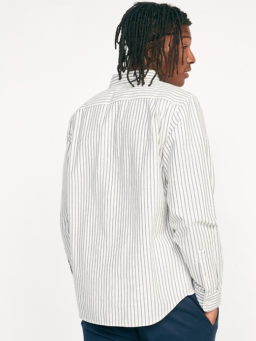 Image number 6 showing, Regular-Fit Non-Stretch Everyday Oxford Shirt for Men