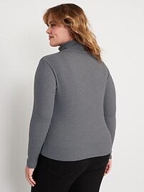 Rib-Knit Turtleneck Top for Women | Old 