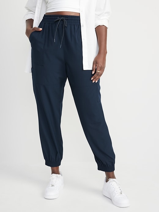 Image number 5 showing, Extra High-Waisted StretchTech Performance Cargo Jogger Pants for Women