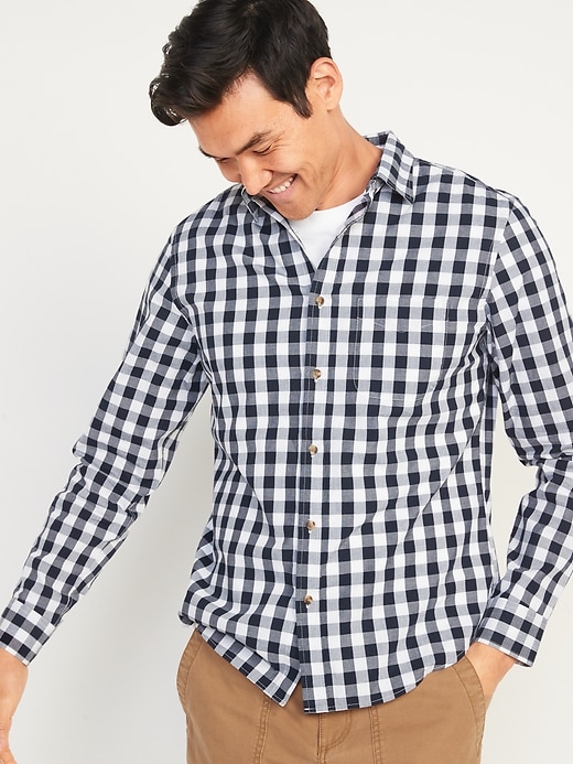 Old Navy Slim-Fit Built-In Flex Everyday Shirt for Men. 10