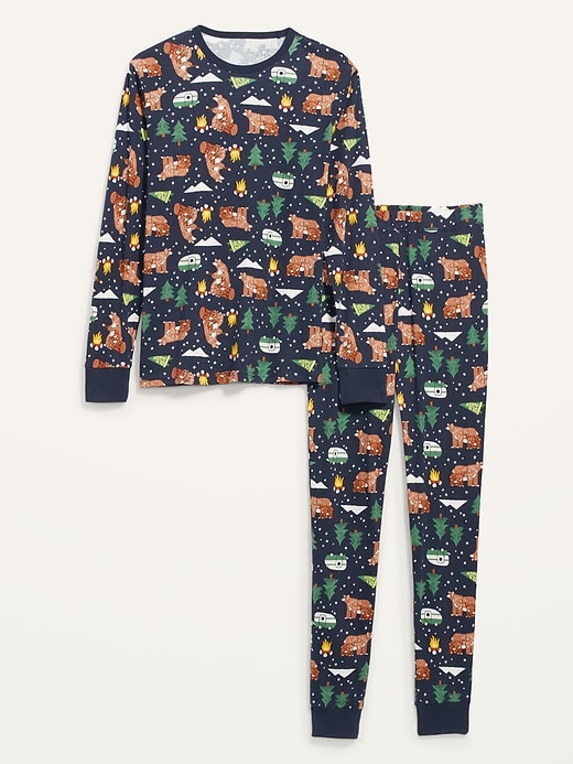 Matching Printed Pajama Set