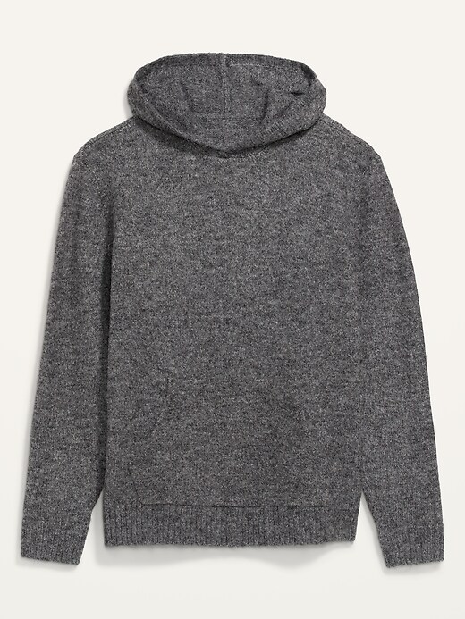 Image number 4 showing, Loose-Fit Pullover Sweater Hoodie for Men