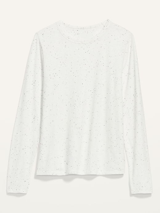 Image number 4 showing, EveryWear Speckled Long-Sleeve T-Shirt