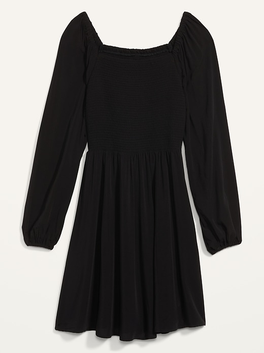 Image number 4 showing, Fit & Flare Smocked Mini Dress