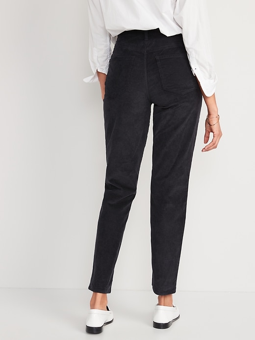 Image number 7 showing, High-Waisted O.G. Straight Corduroy Ankle Pants for Women