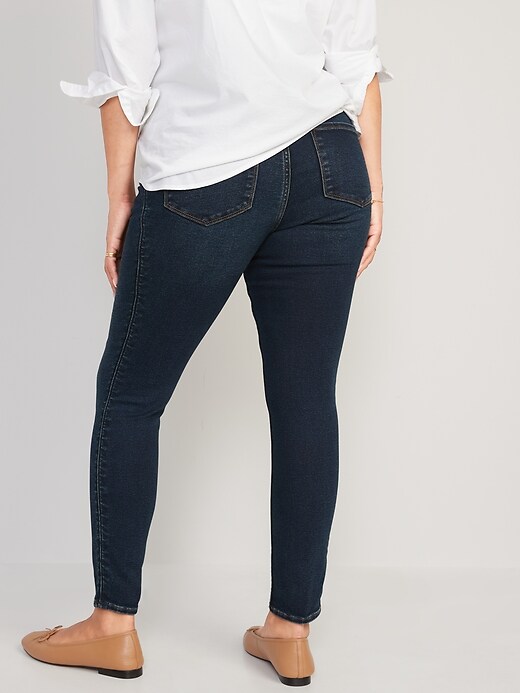 Image number 2 showing, Maternity Rollover-Panel Skinny 360° Stretch Jeans