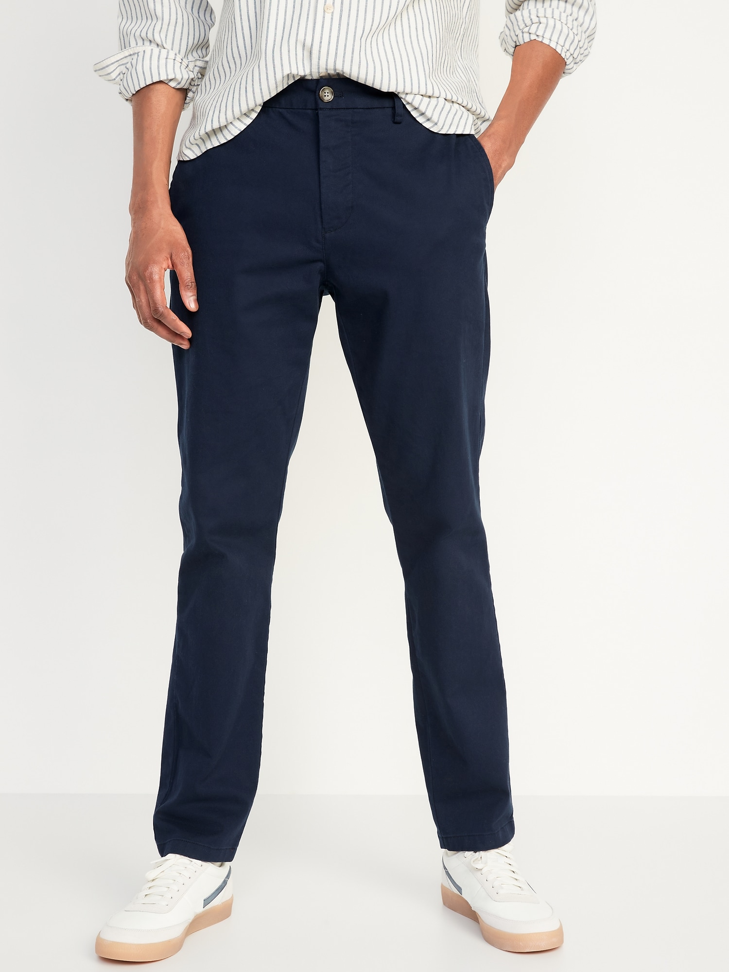 Old Navy Slim Built-In Flex Rotation Chino Pants blue. 1