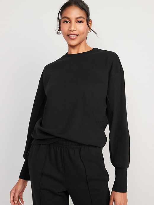 Image number 1 showing, Dynamic Fleece Tunic Sweatshirt for Women