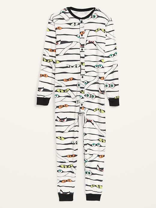 Image number 5 showing, Matching Halloween One-Piece Pajamas for Men