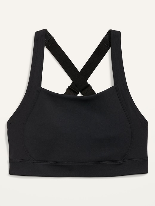 High-Support PowerSoft Zip-Front Sports Bra For Women, 49% OFF