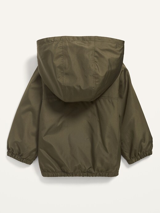 Unisex Water-Resistant Hooded Windbreaker Jacket for Baby